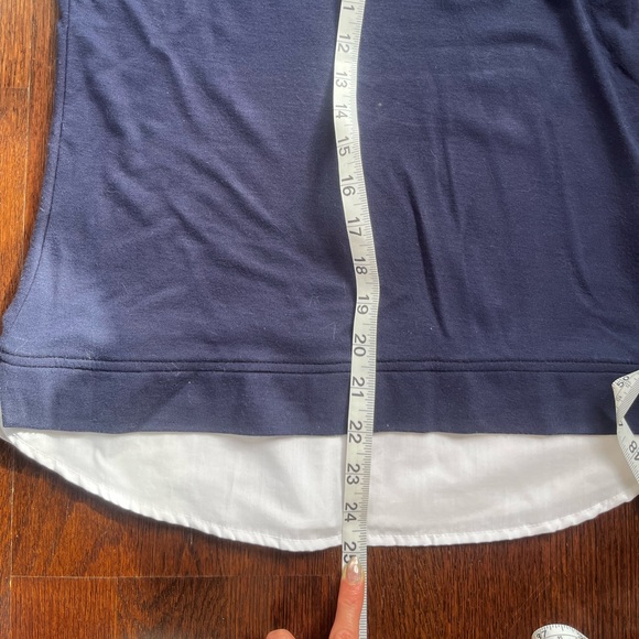 French Connection Short Sleeve Collared Top S - Picture 9 of 10